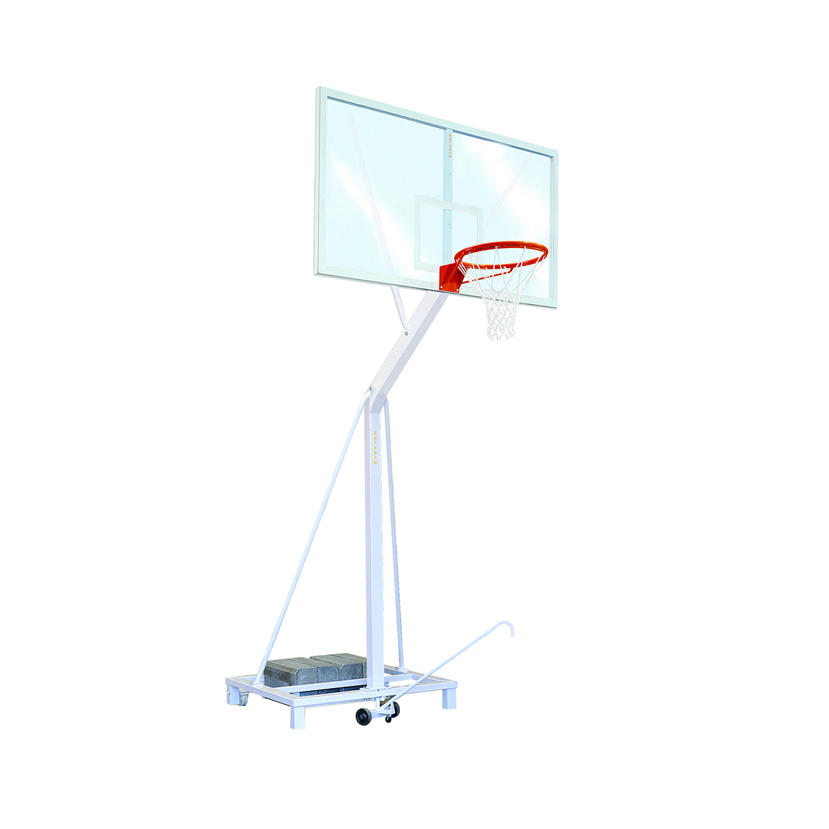 Canasta baloncesto fija tablero fibra de vidrio extensión 165 cm BF16525-1  - ESTEBAN SG&E